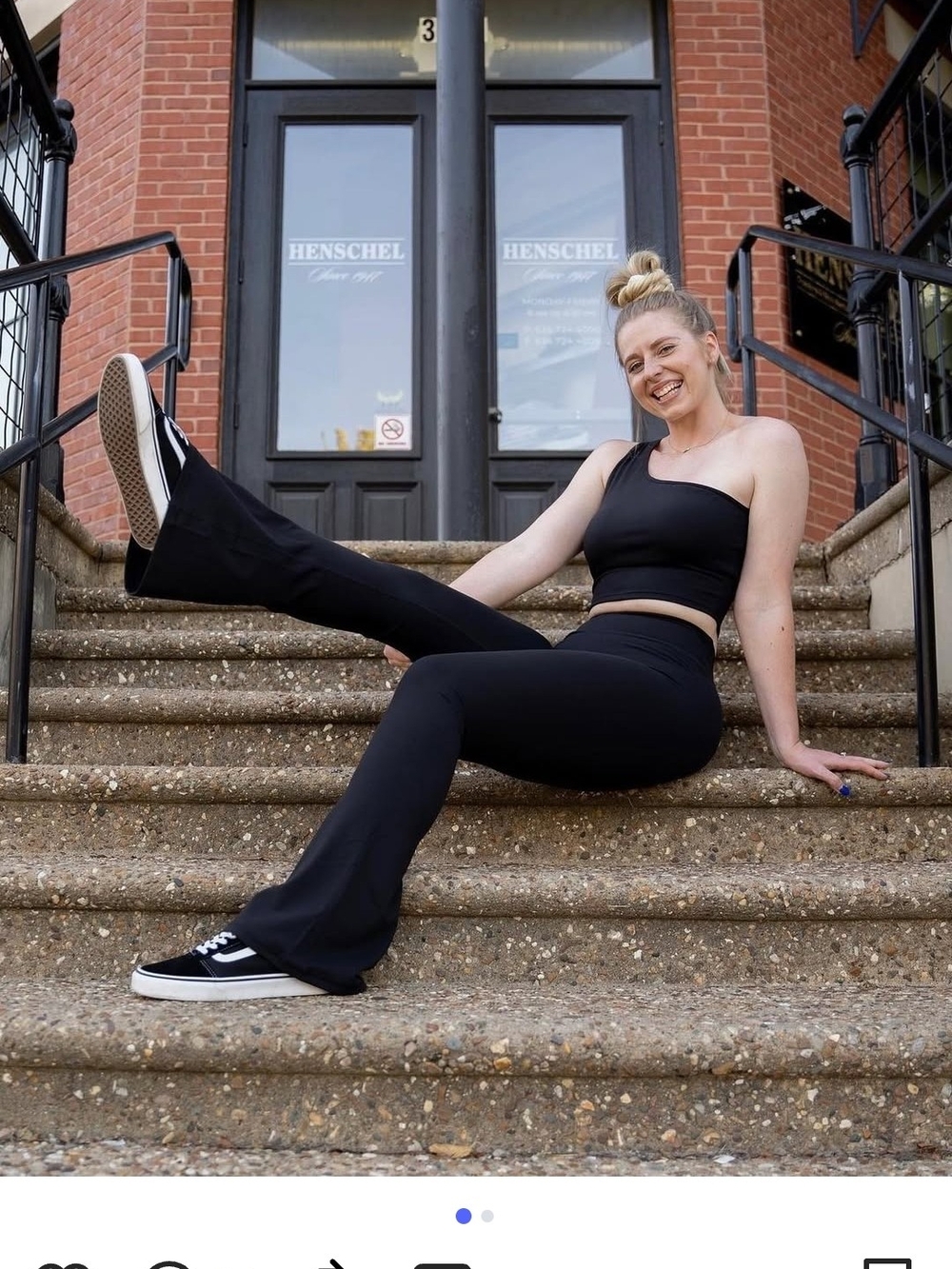 Ptula Pureluxe Black Flare Leggings
